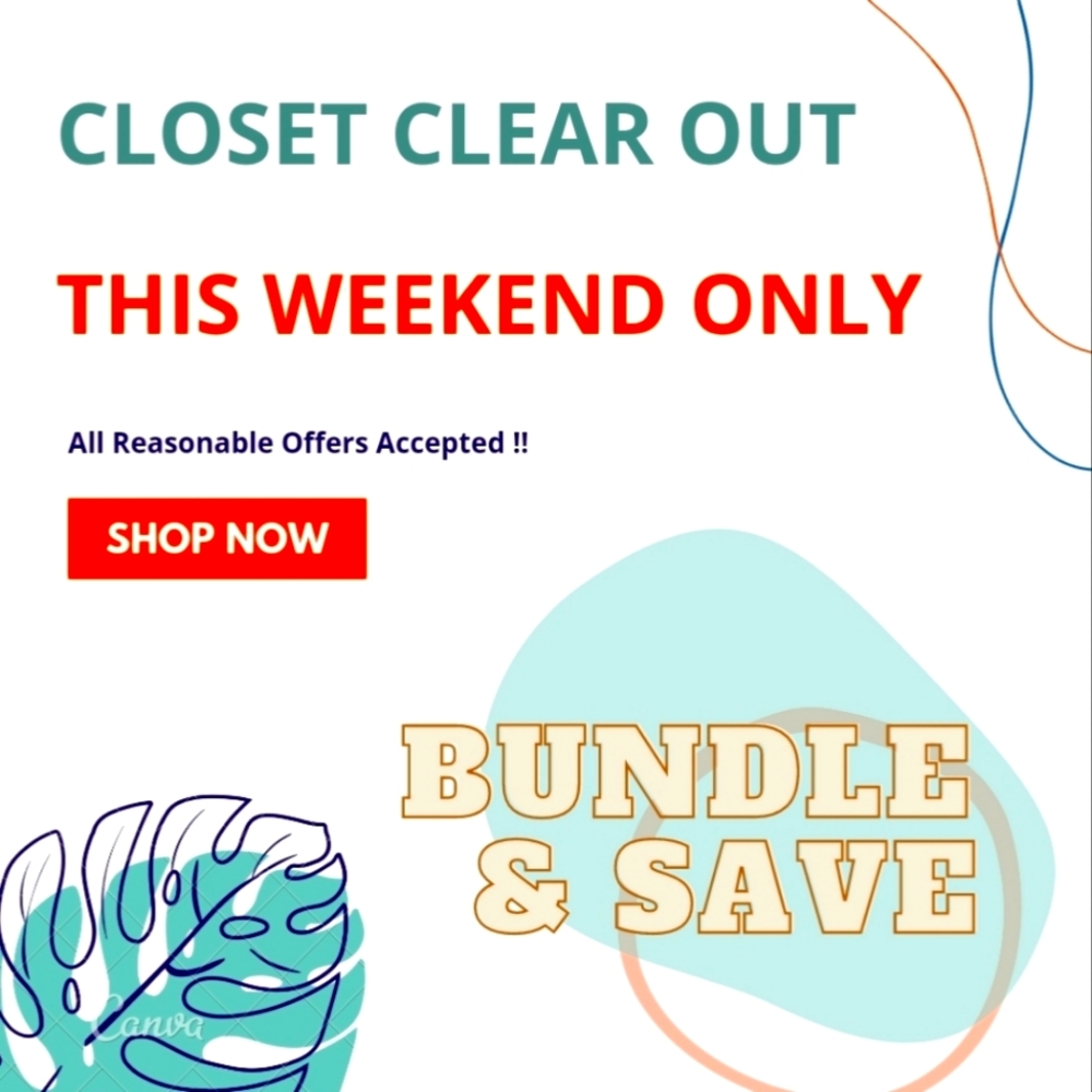 Closet clear out!